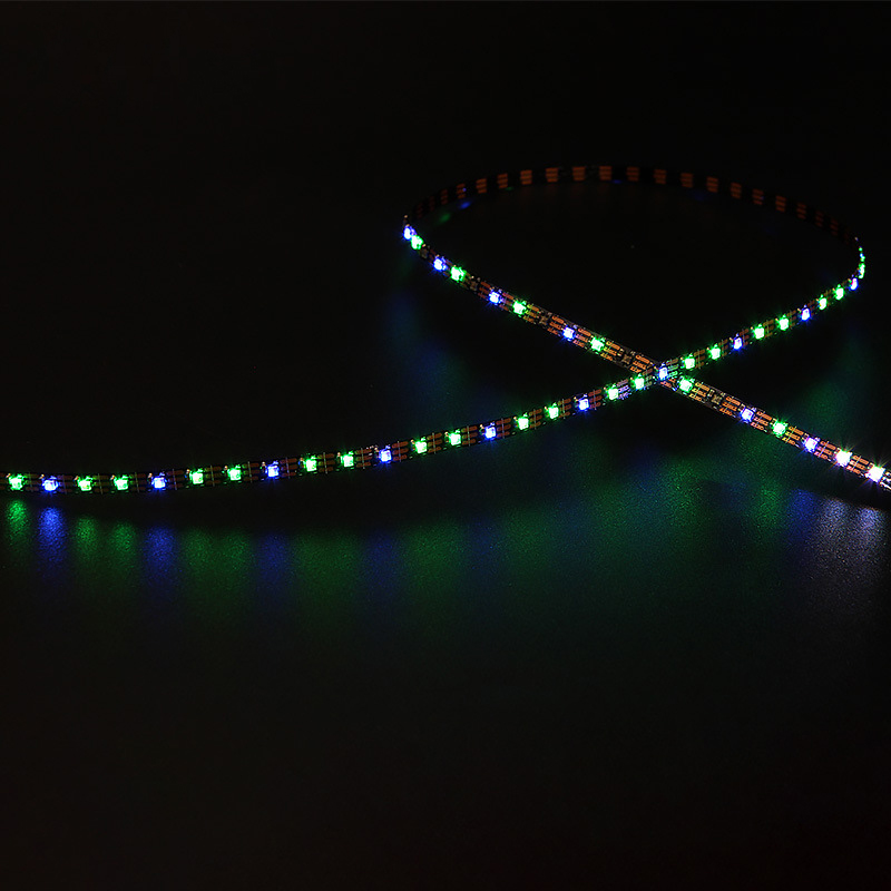 SK6805 RGB Individually Addressable LED Strip Light - DC5V Ultra Narrow 4mm 75LEDs 1.64ft/0.5m SK6805 RGB Individually Addressable LED Strip Light - DC5V Ultra Narrow 4mm 75LEDs 1.64ft/0.5m